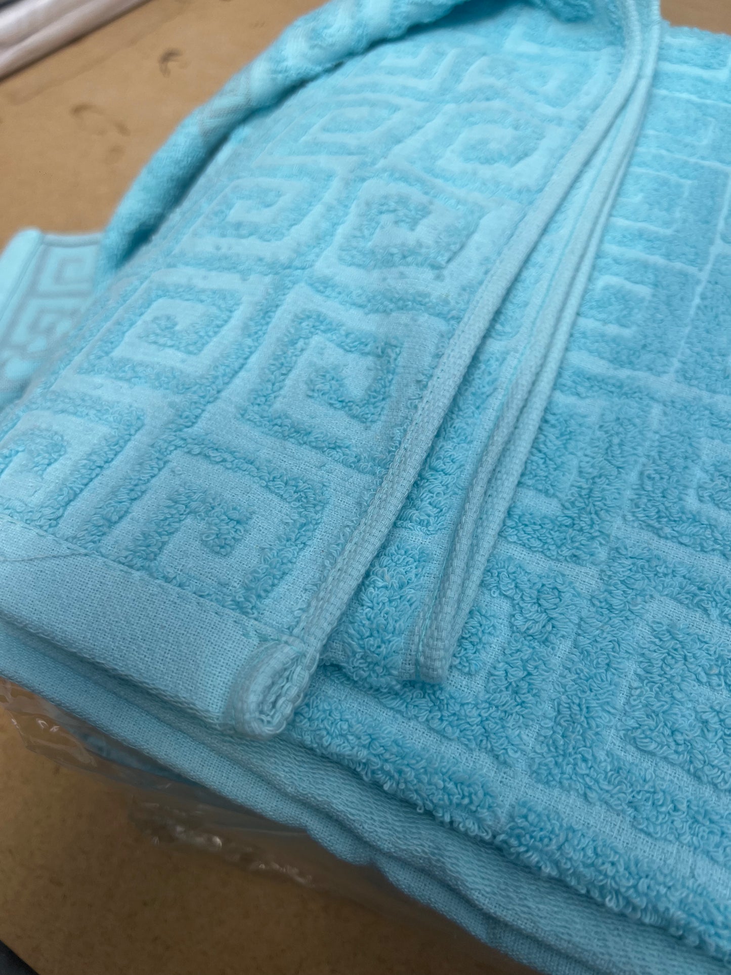Pack of 3 Egyptian Cotton Bath Sheet Towels in Baby Blue
