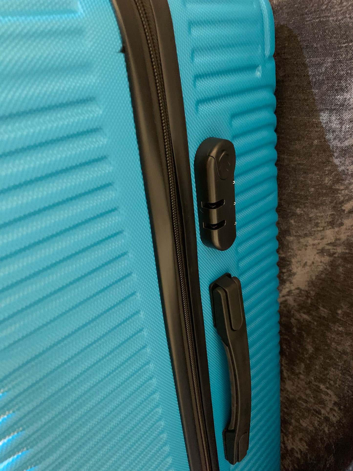 Blue Hard Shell Large Suitcase (S792) COLLECTION ONLY!!