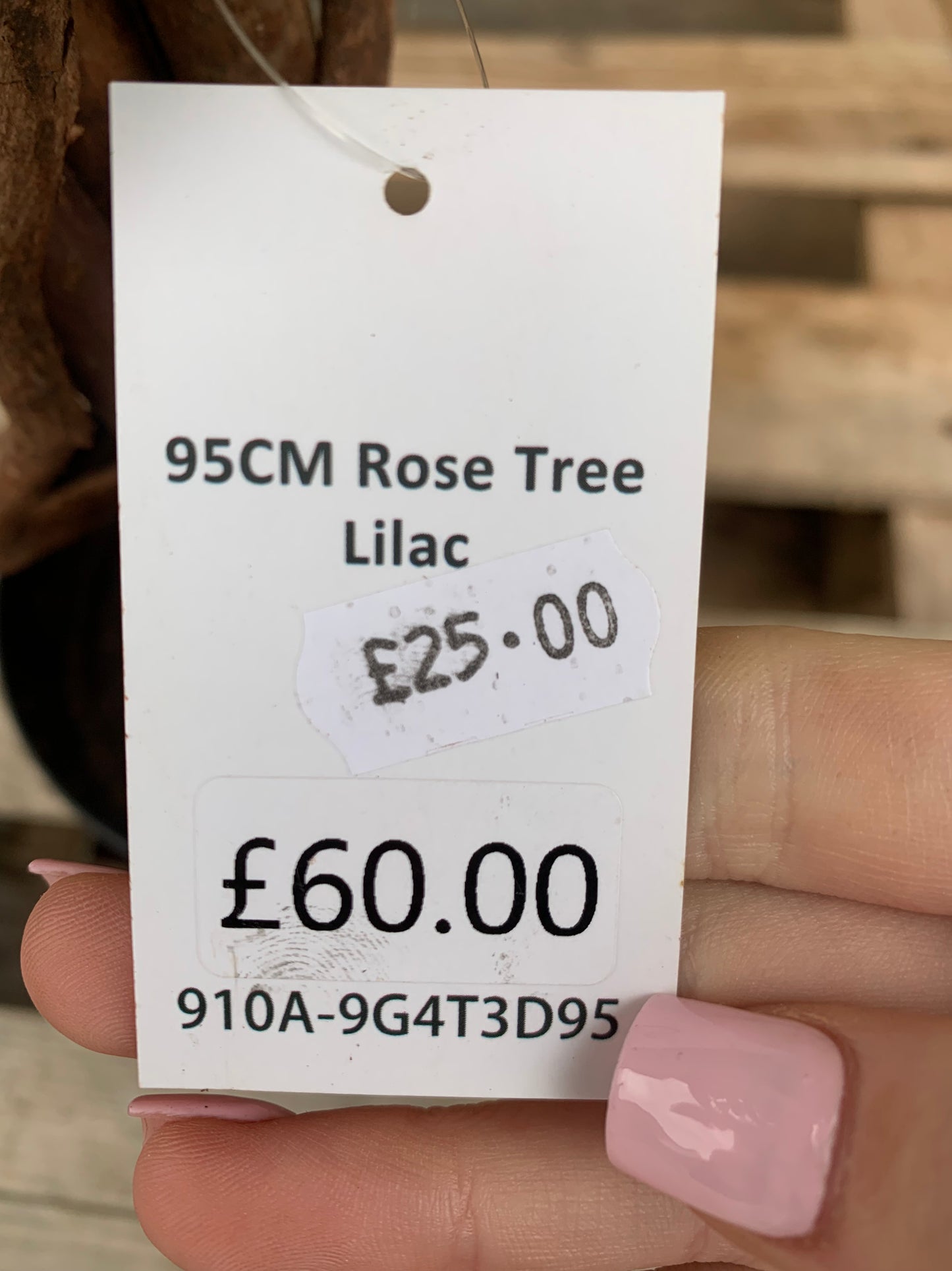 Rose Tree Lilac Artificial 95cm (S797) COLLECTION ONLY!