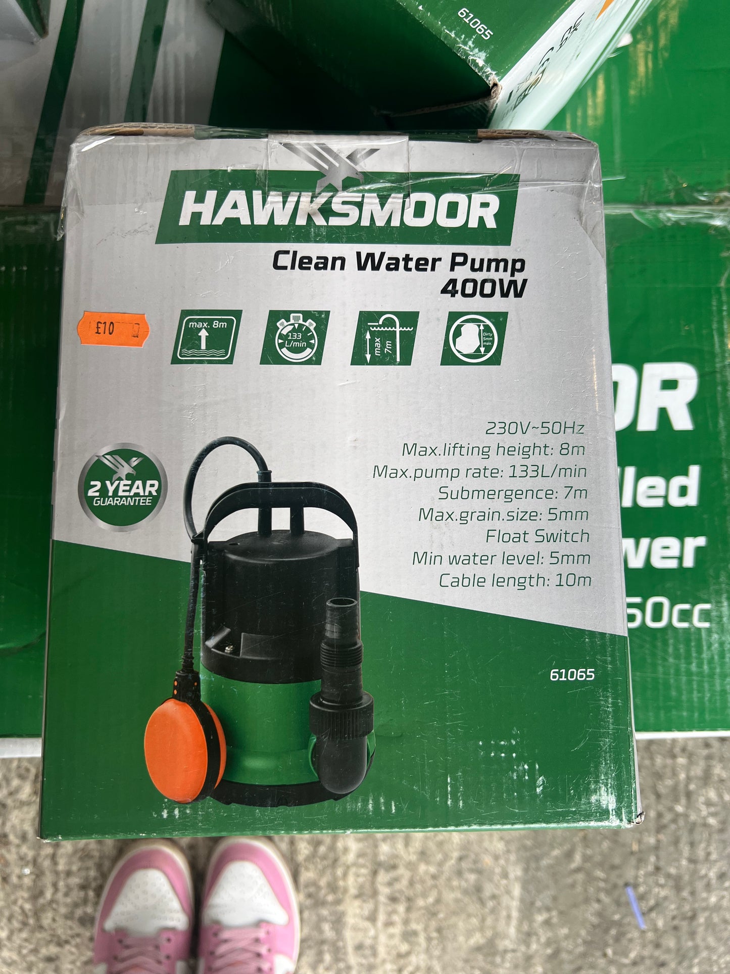 Hawksmoor Clean Water Pump 400W (R285)