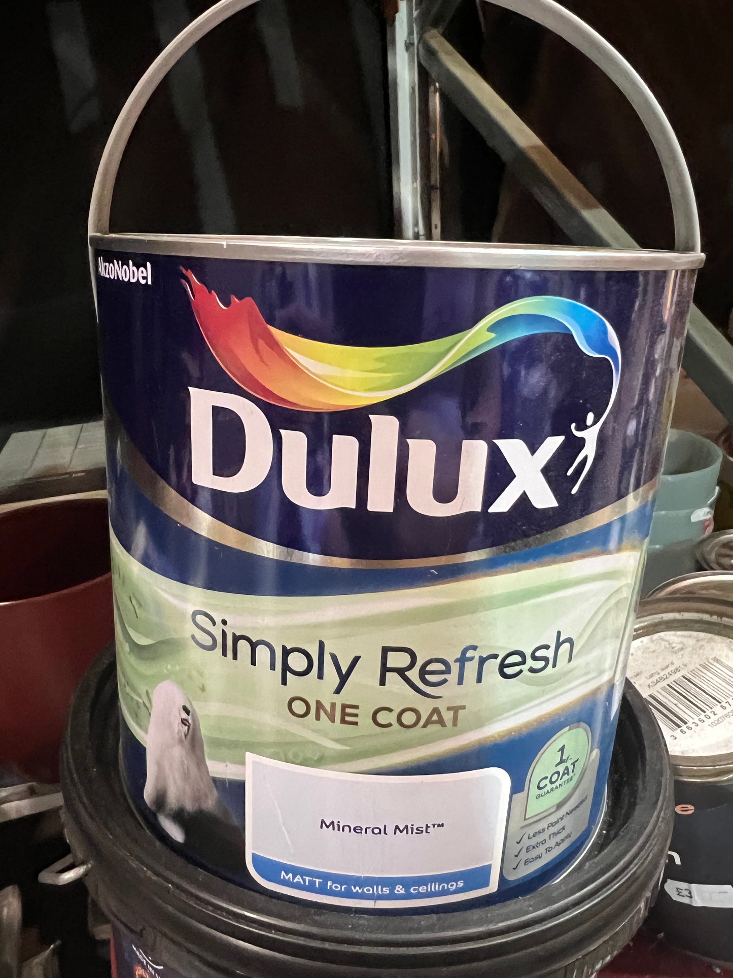 Dulux Matt Emulsion Paint - Mineral Mist - 2.5L (R310)