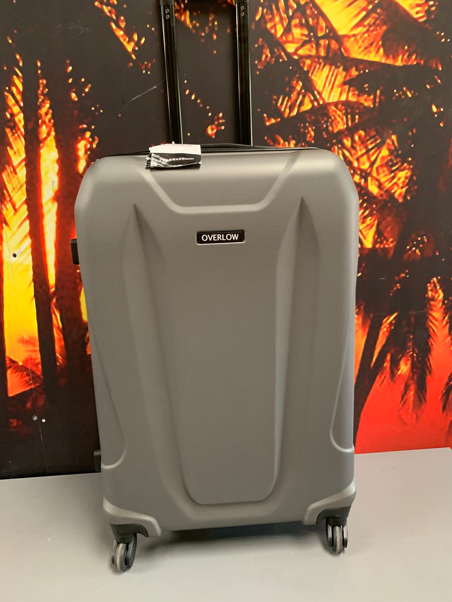 Dark Grey 4 Wheel Suitcase 73 X 43 X 29CM  (R439*)