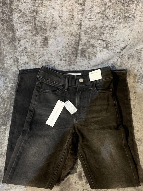 topshop four 5 pocket stretch skinny black jeans (T8) (M)