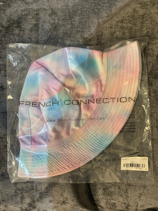 Pastel multi-colour French connection bucket hat one size (T64) (P)