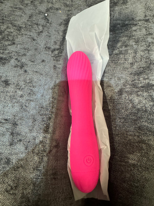 Pink 7 inch G-spot multifunal vibrator (T23) (P)