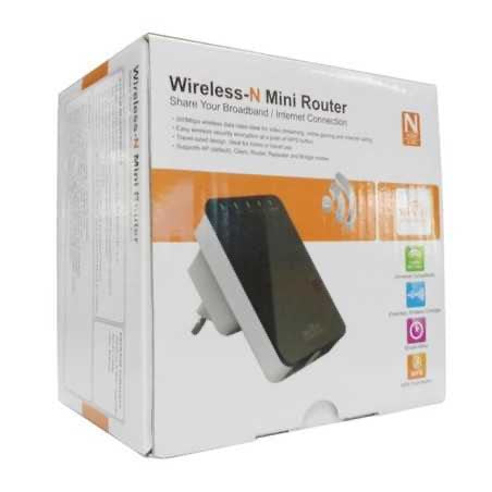 Wi-Fi Range Extender Repeater Amplifier Mini Router 300Mbps (T39) (P)