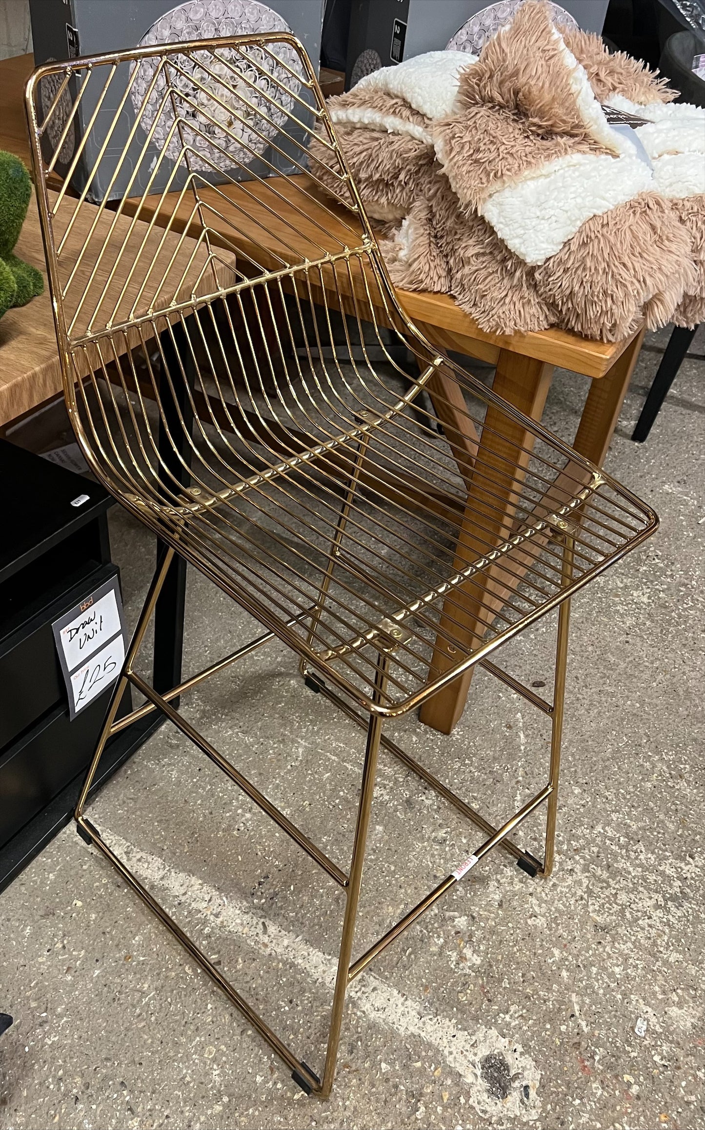 Siena Bar Stool Gold