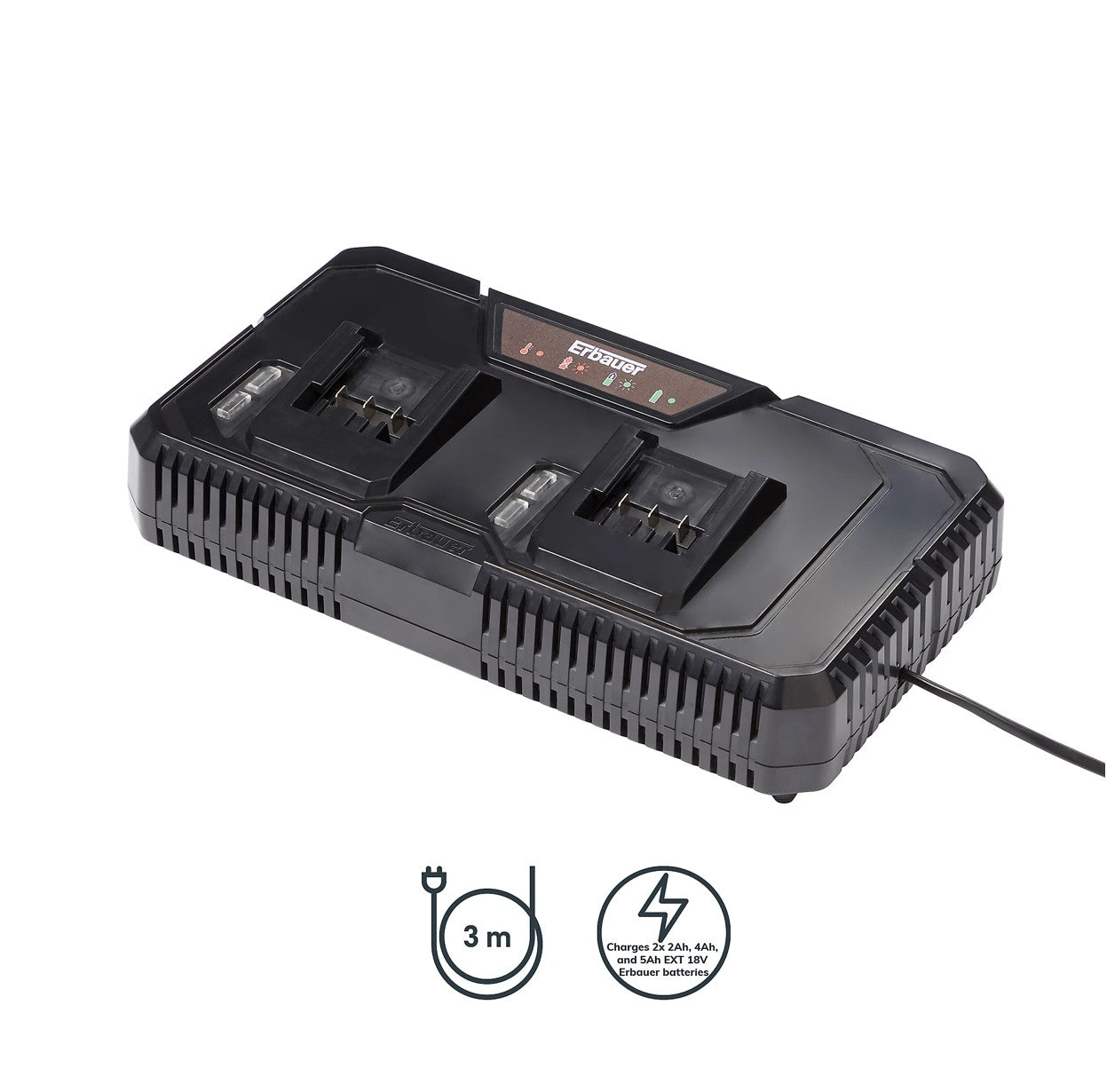 ERBAUER EMC18-LI 18V LI-ION EXT MULTI-PORT CHARGER  (K)