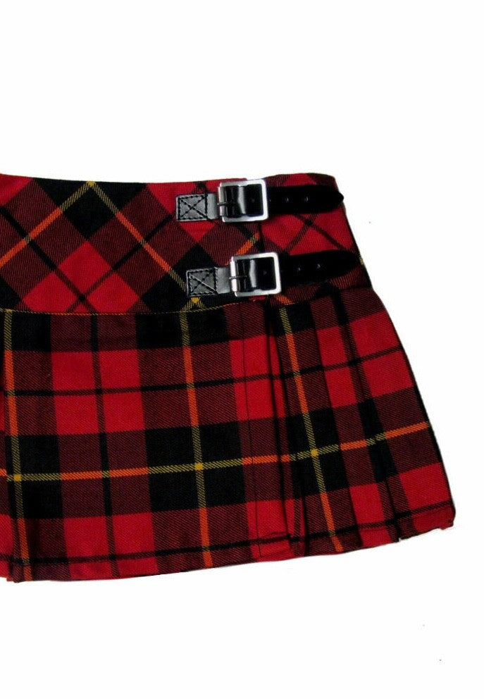 Tartanista Ha Skirt Girls Wallace 11/12 Kilt Hipster With Straps NEW (R451*)(K)