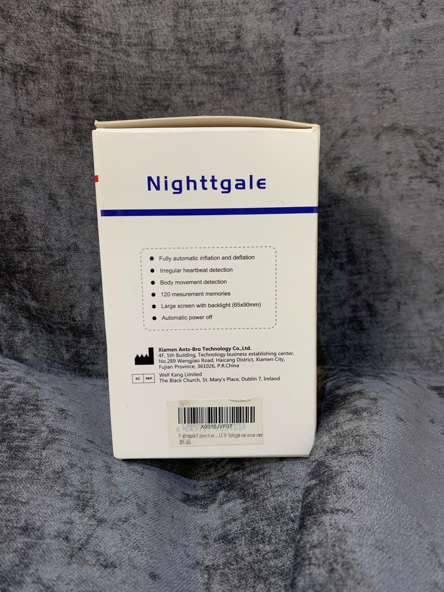 Nighttgale AS-35X Automatic Digital Blood Pressure Monitor (J)