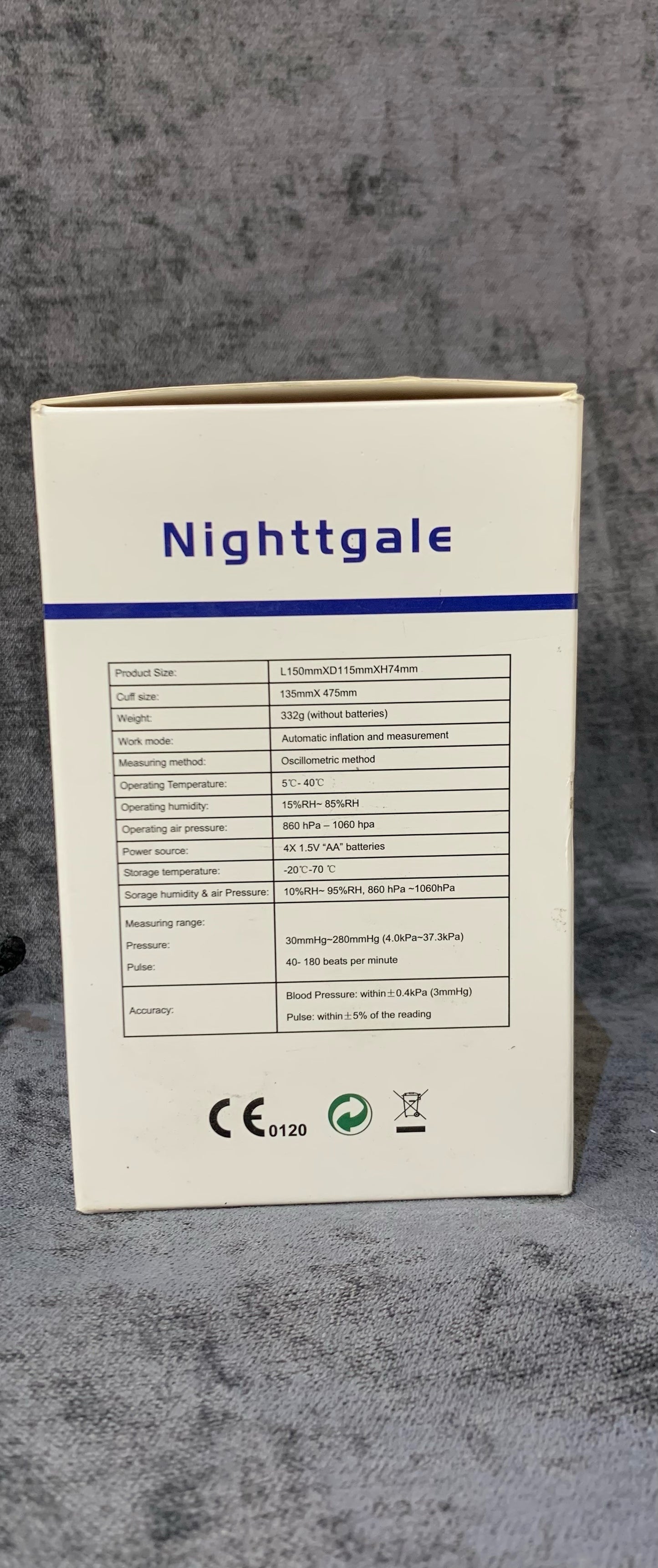 Nighttgale AS-35X Automatic Digital Blood Pressure Monitor (J)