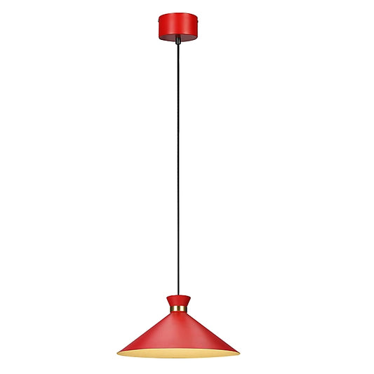 GoodHome Apennin Matt Red Pendant ceiling light RRP-£14.00 OUR PRICE- £7.00 ( S5)