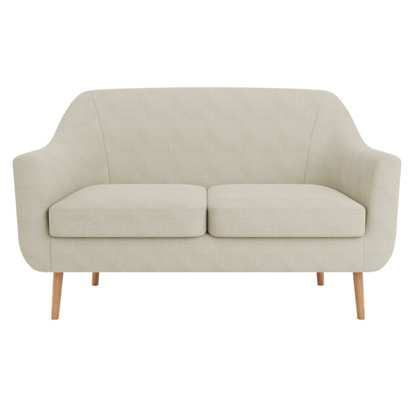 Eddie Luna Fabric 2 Seater Small Sofa