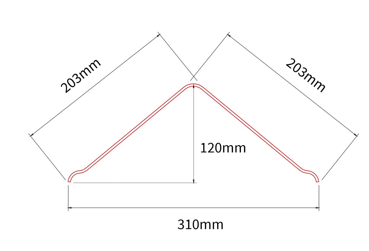 Onduline Green Bitumen Edge piece, (L)1m (W)310mm (T)3mm (R51)