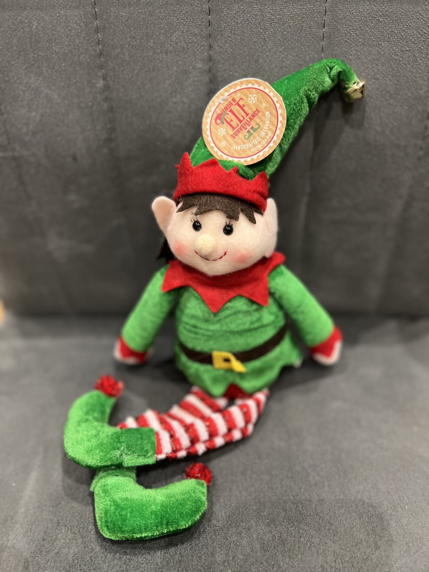 Under Elf Surveillance Handcrafted Decoration Decoration Noel