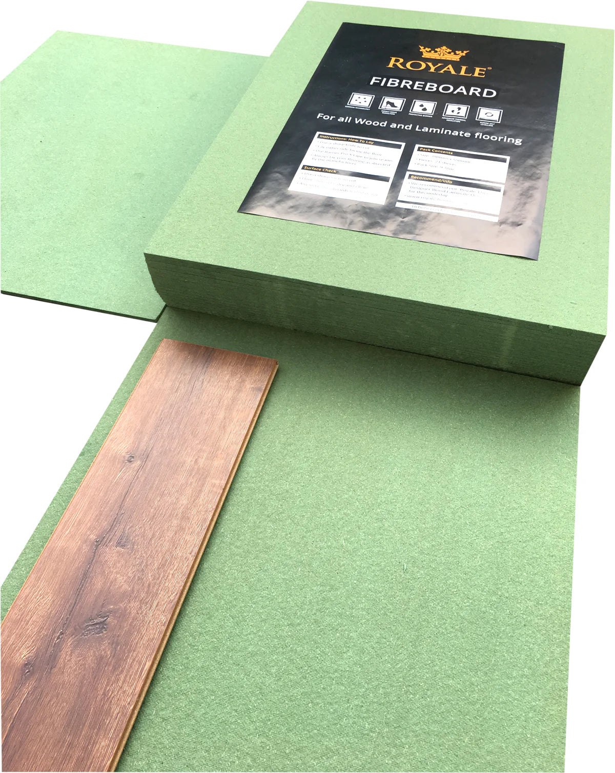 Royale Fibreboard Underlay 5mm 7m2 15pack (R187)