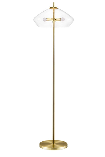 GoodHome Capolin Gold effect Floor light RRP- £40.00 OUR PRICE -£25.00  (S4)