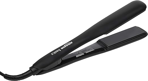 Amazon Basics PTC Tourmaline Ceramic LCD Display Hairstyling Iron with Auto Shut Off Function,