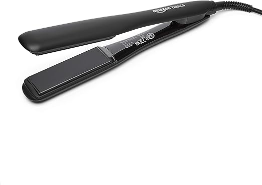 Amazon Basics PTC Tourmaline Ceramic LCD Display Hairstyling Iron with Auto Shut Off Function,