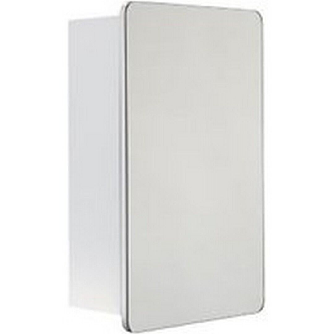 Cooke & Lewis Lesina Single Door White Mirror Cabinet (R454*) (X1) (Collection Only)