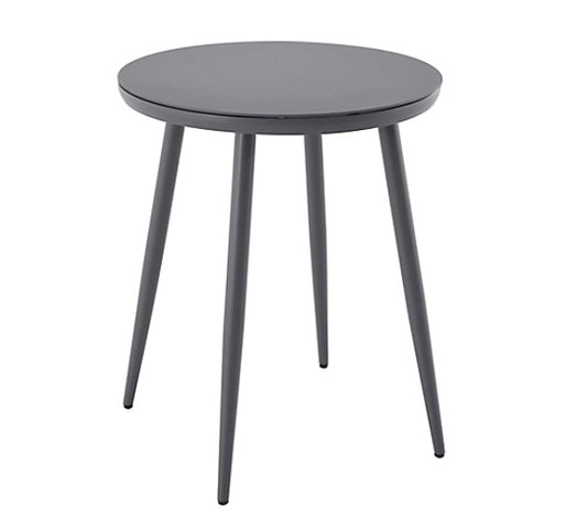 Apolima Steel Grey Metal 2 seater Round Bistro table (S84)