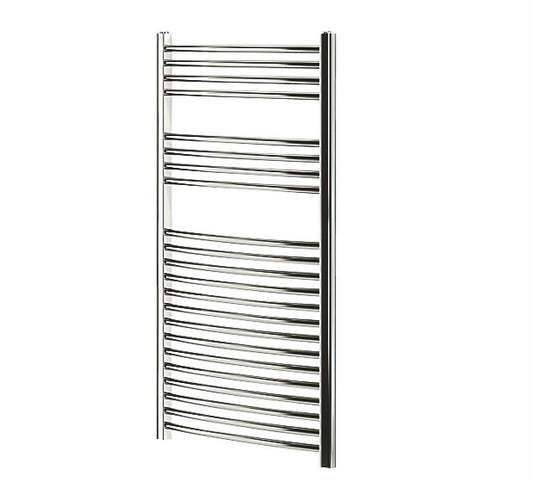 BLYSS CURVED TOWEL RADIATOR 1100MM X 600MM CHROME (S85)