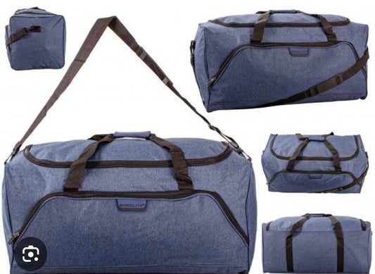 JBTB71 NAVY LARGE HOLDALL POLYESTER BAG (S120)