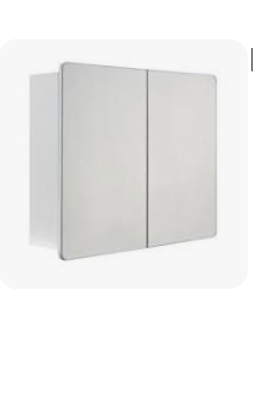 LESINA Double Door Cabinet White (S317)