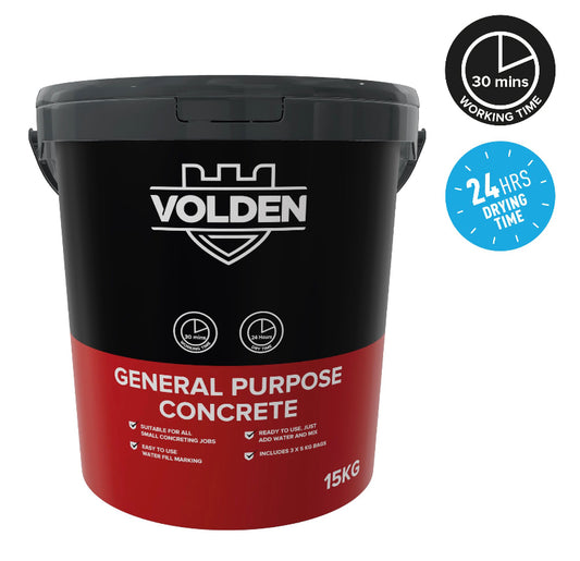 Volden General Purpose Concrete, 15kg Tub E5 (I*)