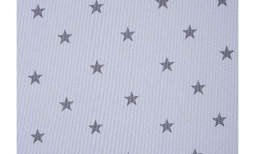 Boreas Corded Grey & ivory Stars Blackout Roller Blind (W)120 (L)195cm (S861)