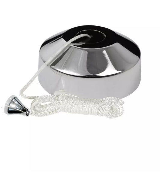 2-Way Pull Cord Switch 10A Polished Chrome 8300PC (S943)  (T)