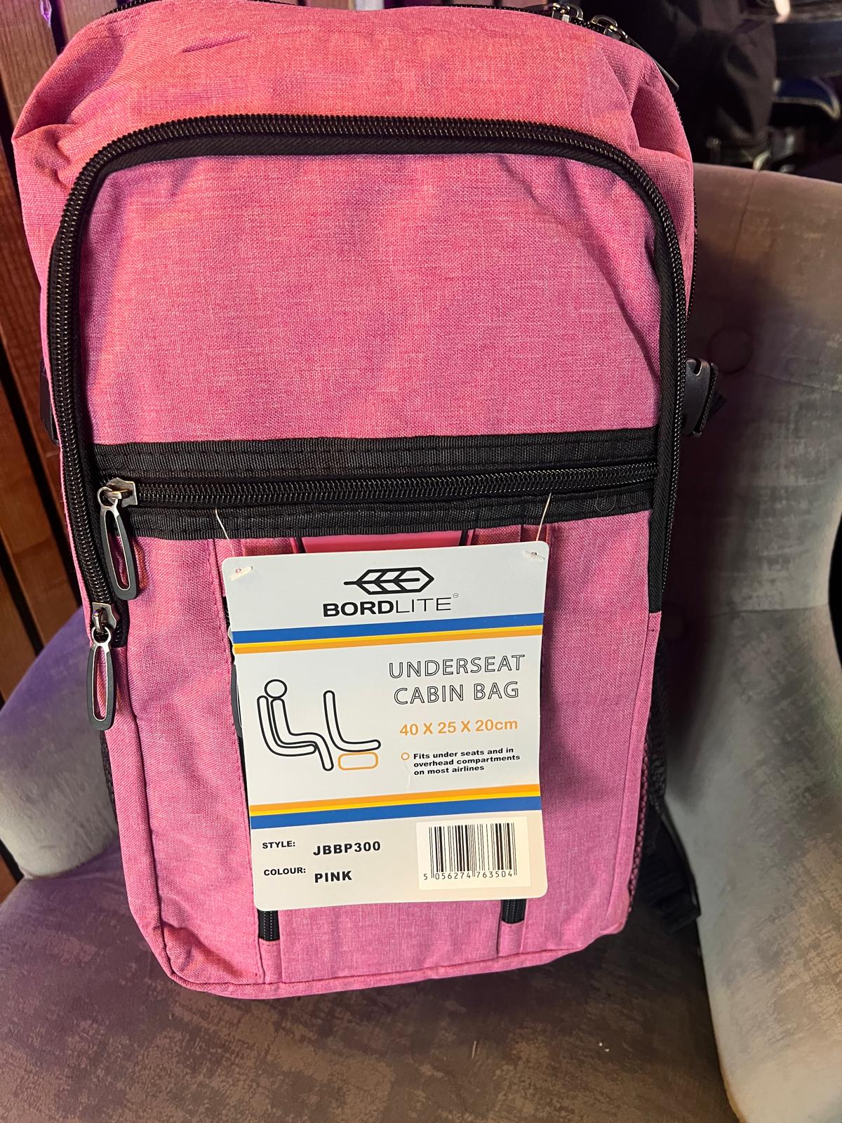 Bordlite Under Seat Cabin Bag Pink 40X25X20cm (B14)