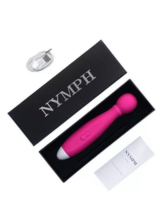 Vibrator NYMPH 'Hera' Handheld Adult Wand Massager Rechargeable (W) (S1018)
