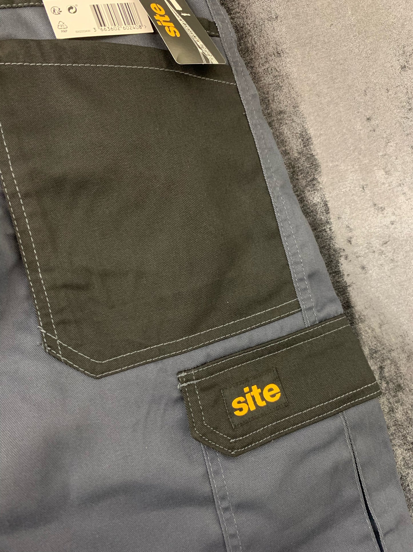 Site harrier work shorts blue  (S143)