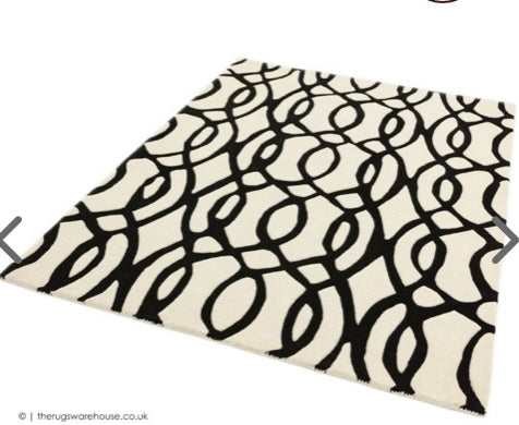 Wire Cream Rug  160 X 230cm RRP - £399.00 OUR PRICE - £180.00 (S280)