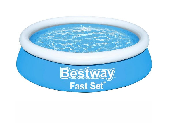 Bestway Fast Set™ Plain PVC Family lounge pool (W) 1.83m x (L) 1.83m (S286)