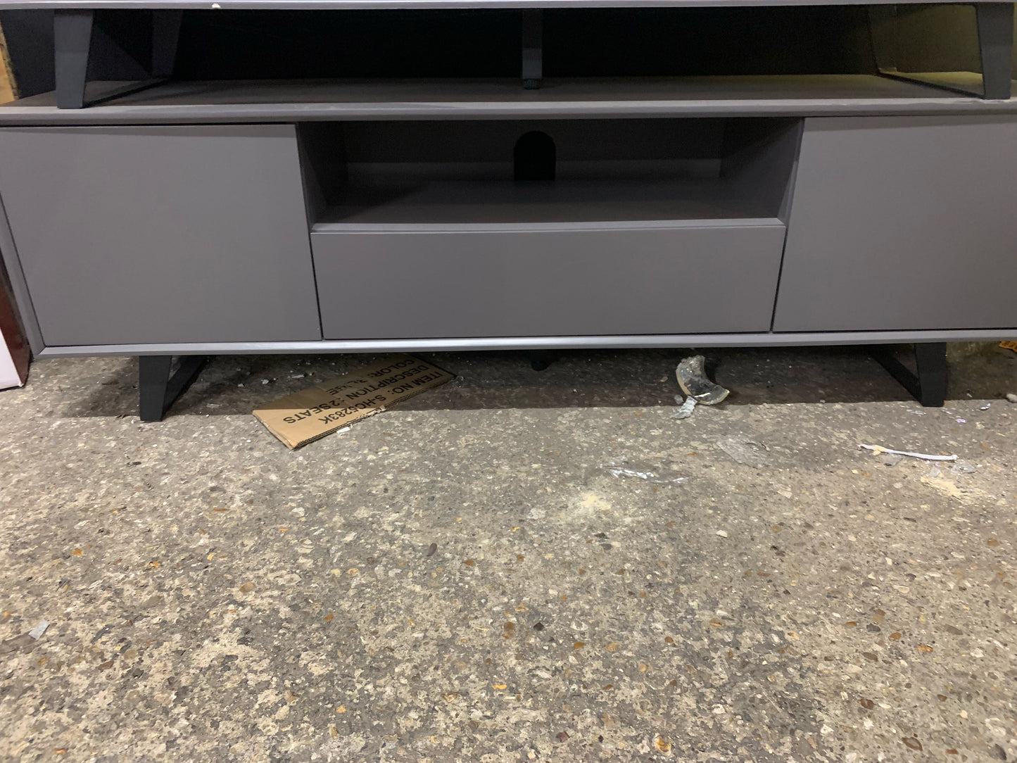 Lucas Extra Wide TV Unit Grey Grey (S318)