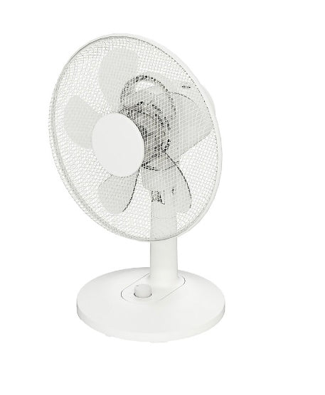 GoodHome AOBA White 11" 40W Desk fan (S323)