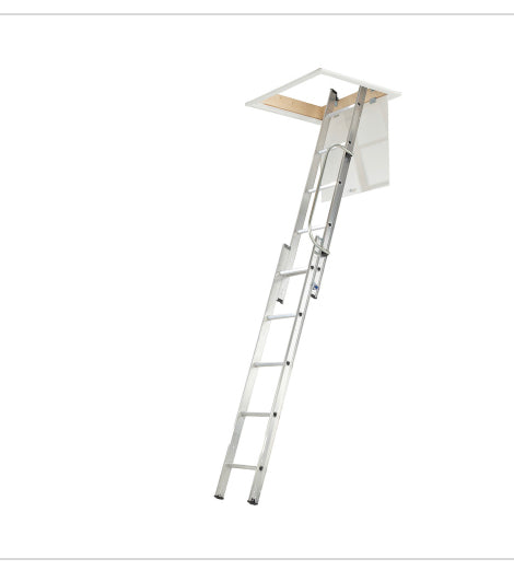 Werner 2 Section Loft Ladder & Handrail (S355)