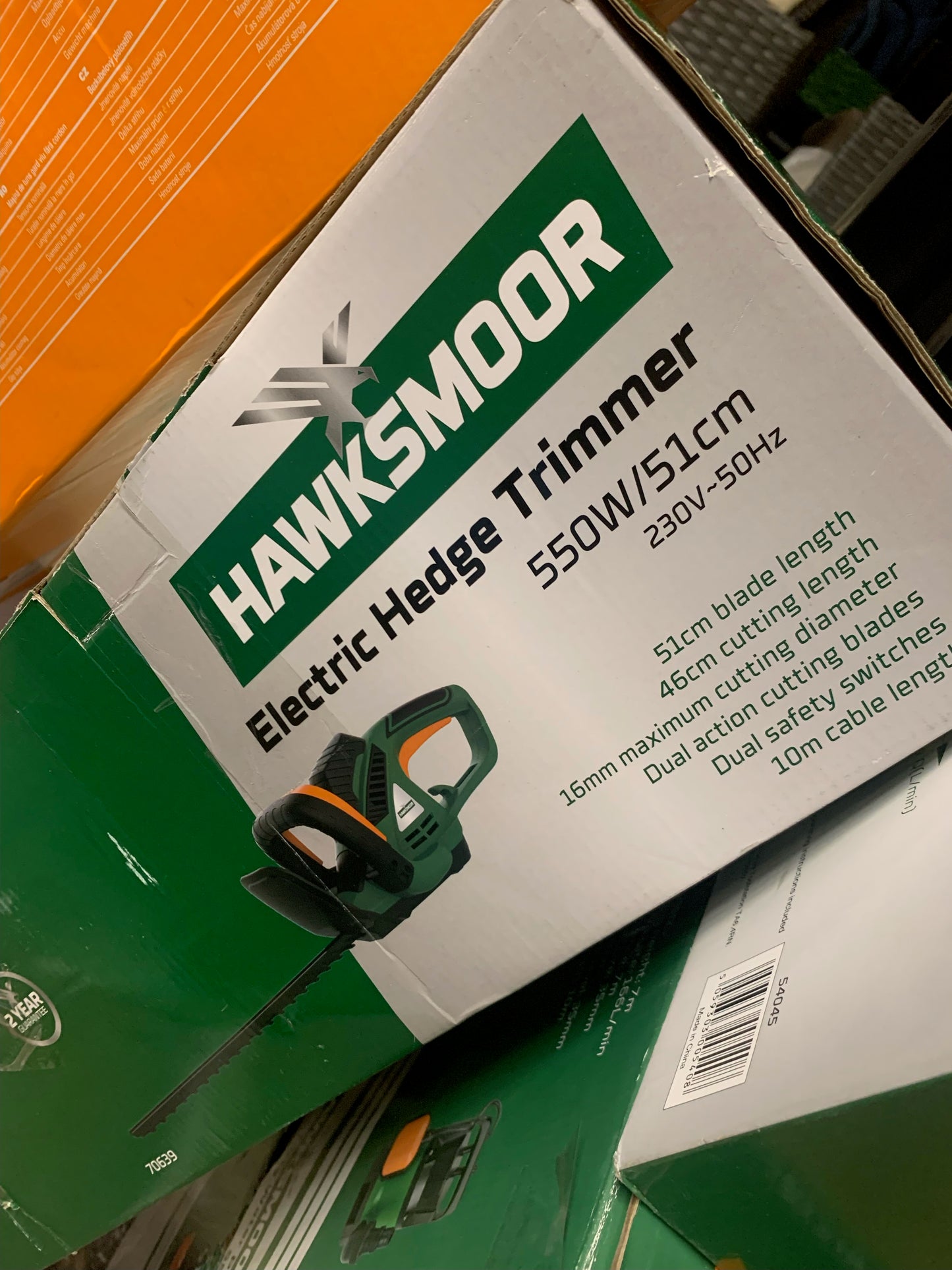 Hawksmoor 550W 51cm Electric Hedge Trimmer 230V (S381)