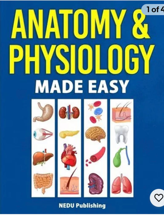 Anatomy & Physiology Made Easy Paperback Book (I) (S884)