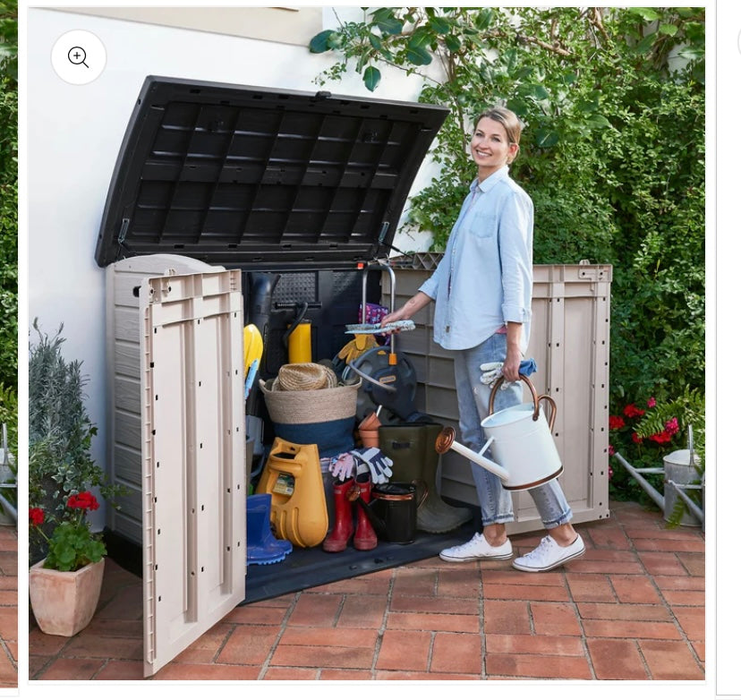 Keter Store-it-out ARC Beige & brown 1200L Garden storage box 1200mm 1460mm (S401)