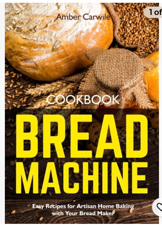Bread Machine Cookbook Paperback Black&White (H) (S883)