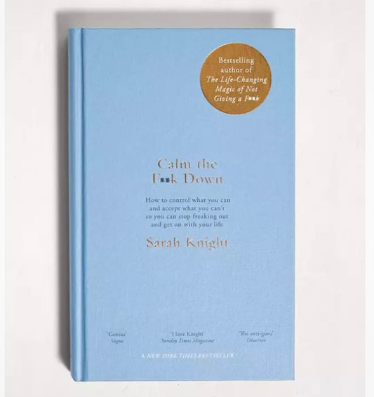 Calm the F**k Down Hardback Book (K) (S886)