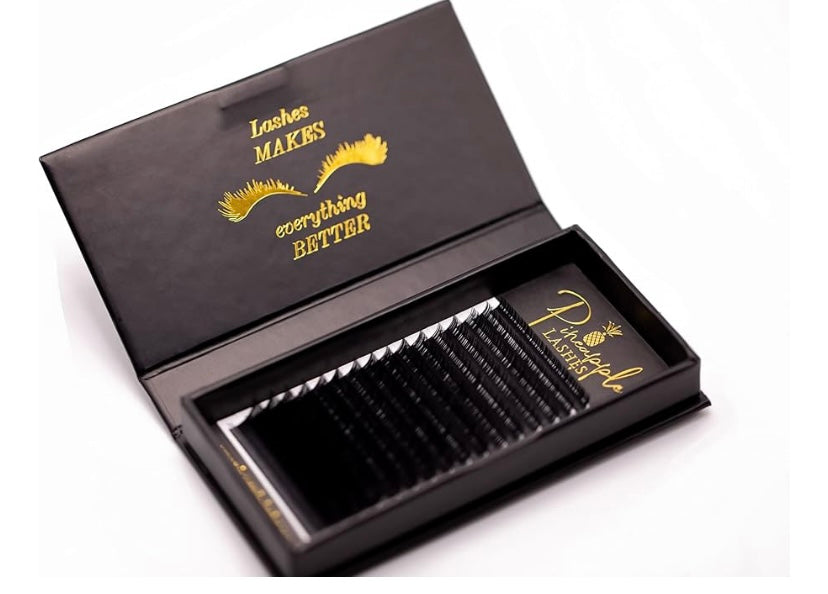 Pinapple Eyelash Extensions 9mm 16 pack (S856)