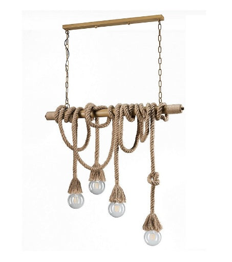 Luminosa Corda-Mauli Pendant Ceiling Light, Rope Design (S76)