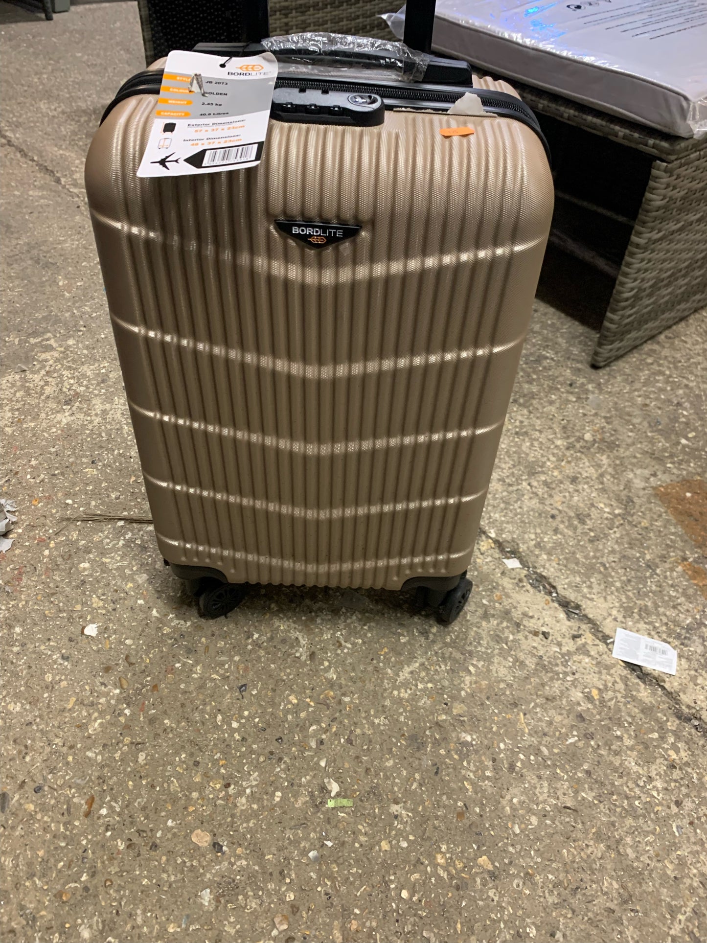 Bordlite Golden Small Suitcase JB2073 (S369)