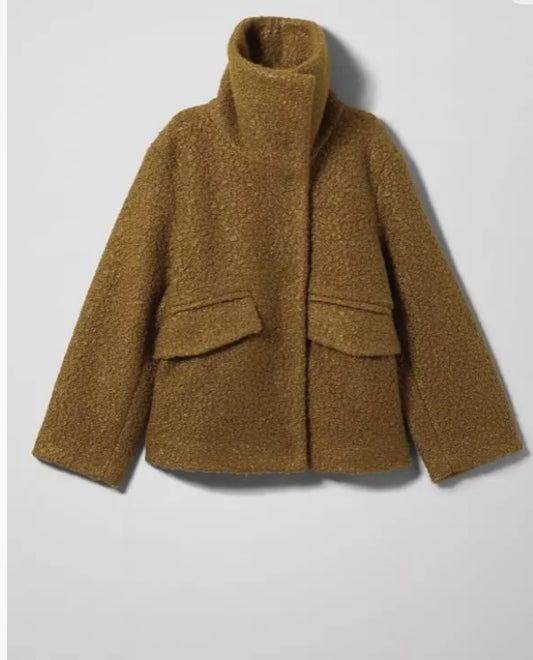 Jacket Womens Jodie Weekday Green Yellowish XS (R) (S900)