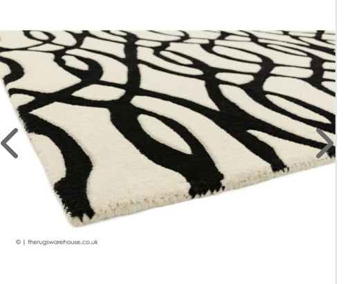 Wire Cream Rug  160 X 230cm RRP - £399.00 OUR PRICE - £180.00 (S280)