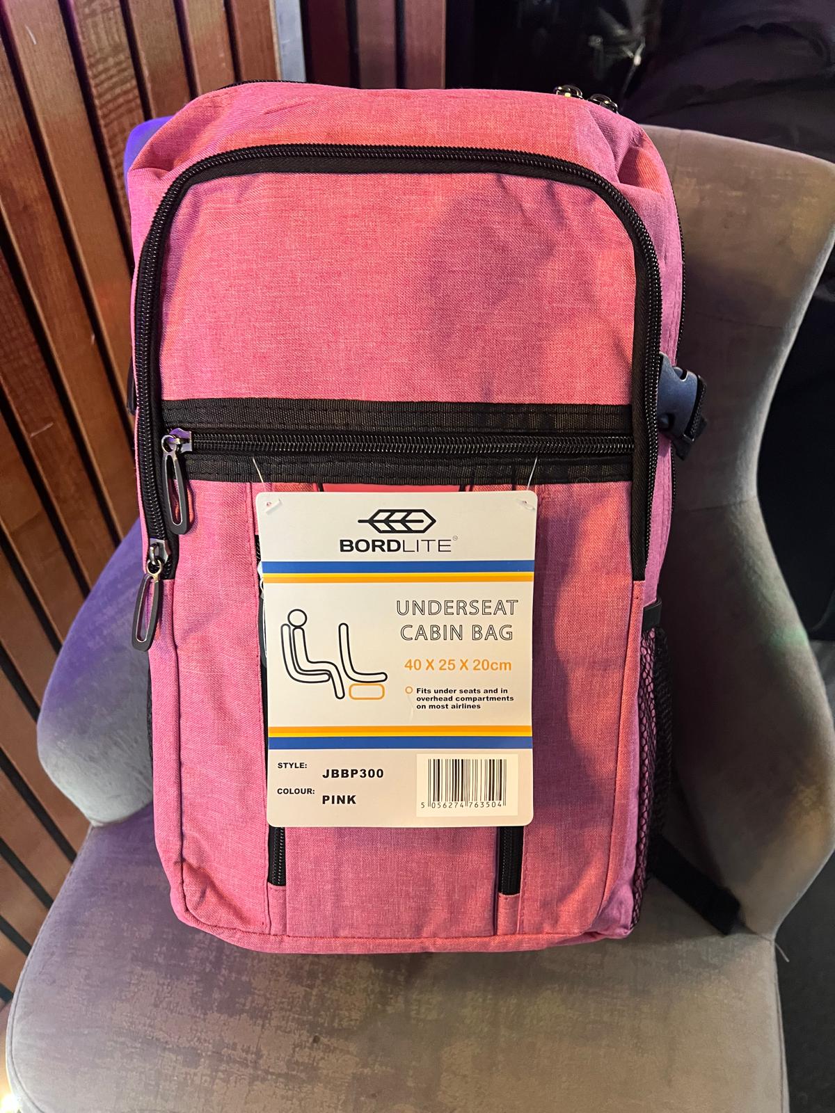 Bordlite Under Seat Cabin Bag Pink 40X25X20cm (B14)